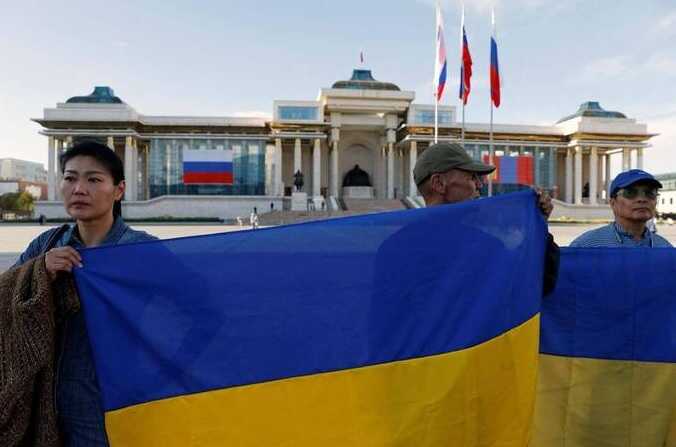 В Монголии протестуют против визита Путина